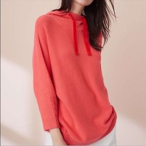 Lou & Grey Wool Blend Hooded Dolan Sweater